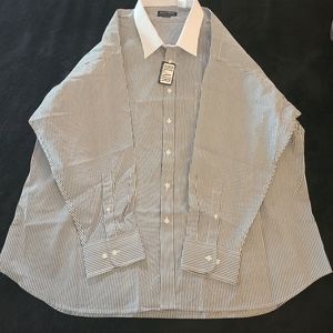 John Blair Dress Shirt size 19 1/2RG-33/34